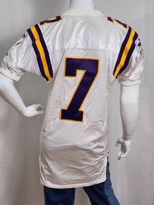lot 157 image: Former Minnesota Vikings Randle Cunningham Football Jersey