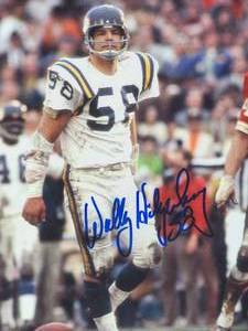 lot 131 image: Former Minnesota Vikings Great (1968-79) Wally Hilgenberg  Autographed Photo No COA