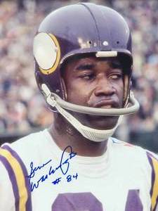 lot 129 image: Former Minnesota Vikings Great (1967-72) Gene Washington  Autographed Photo No COA