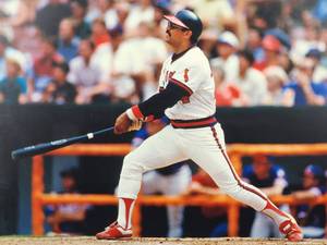 lot 148 image: Los Angeles Angels HOFer Great Reggie Jackson Photo