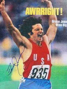 lot 206 image: Olympic Runner Gold Winner Bruce Jenner Autographed Photo with COA