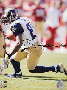 lot 280 image: St Louis Rams Great WR Torry Holt Autographed Photo No COA