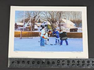 lot 215 image: LK Limited Edition 45500 Terrence Fogarty Paper Gicle of The West Houghton Boys with COA WW