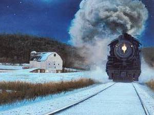 lot 214 image: WW Limited Edition 98500 Terrence Fogarty Paper Gicle of Midnight Steam with COA LK