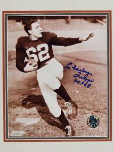 lot 190 image: NFL Chicago Cardinals HOFer Charles Trippi Autographed Photo with COA