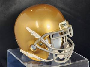 lot 219 image: University of Notre Dame Fighting Irish Riddell Mini Helmet