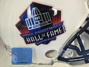 lot 194 image: New in Box Pro Football Hall of Fame Riddell Mini Helmet