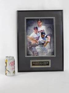 lot 249 image: Framed Minnesota Twins HOFer Harmon Killebrew Photo Taken by Local Professional Sports Photographer Walt Barry