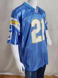 lot 309 image: Los Angeles Chargers Great  Ladanien Tomlinson Football Jersey #21 Adult Size XL