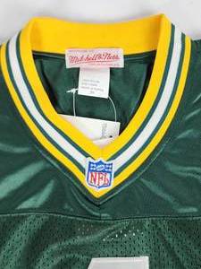 lot 276 image: Authentic Green Bay Packers HOFer QB Brett Favre Football Jersey