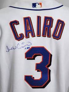 lot 260 image: New York Mets Great Miguel Cairo Autographed Jersey No COA