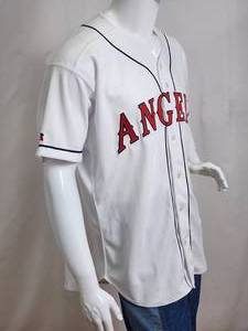 lot 262 image: Authentic California Angels Baseball Jersey Adult Size XL