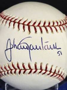 lot 258 image: Former Minnesota Twins Great Johan Santana Autographed Baseball No COA