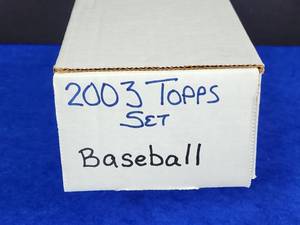 lot 267 image: Hand Collated 2003 Topps Baseball Card Set 1 - 721