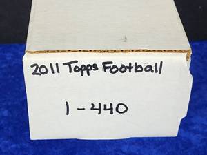lot 277 image: Hand Collated 2011 Topps Football Card Set 1 - 440