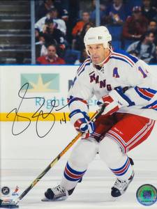 lot 294 image: NHL New York Rangers Great Brendan Shanahan Autographed Photo No COA