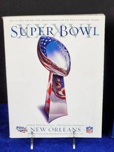 lot 304 image: (2) Official NFL Super Bowl Game Program