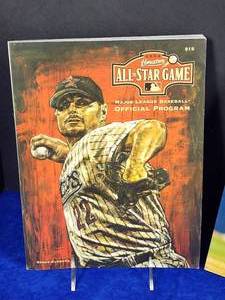 lot 312 image: Official 20044 MLB All Star Game Program & 2002 Baseball Hall of Fame Yearbook