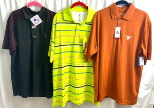 lot 53 image: Three Antigua Brand Golf or Sports Shirts - Mens Size Large