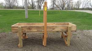 Raised Garden Box, Yellow Pine - 28 wide x 96 Long x 33 High