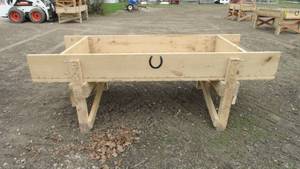 Raised Garden Box, White Oak,  28 wide x  96 Long  x 33 High