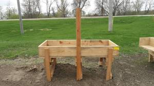 Raised Garden Box, Yellow Pine - 28 wide x 72 Long x 33 High