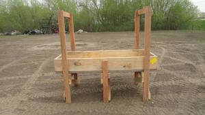 Raised Garden Box, Yellow Pine - 28 wide x 72 Long x 33 High