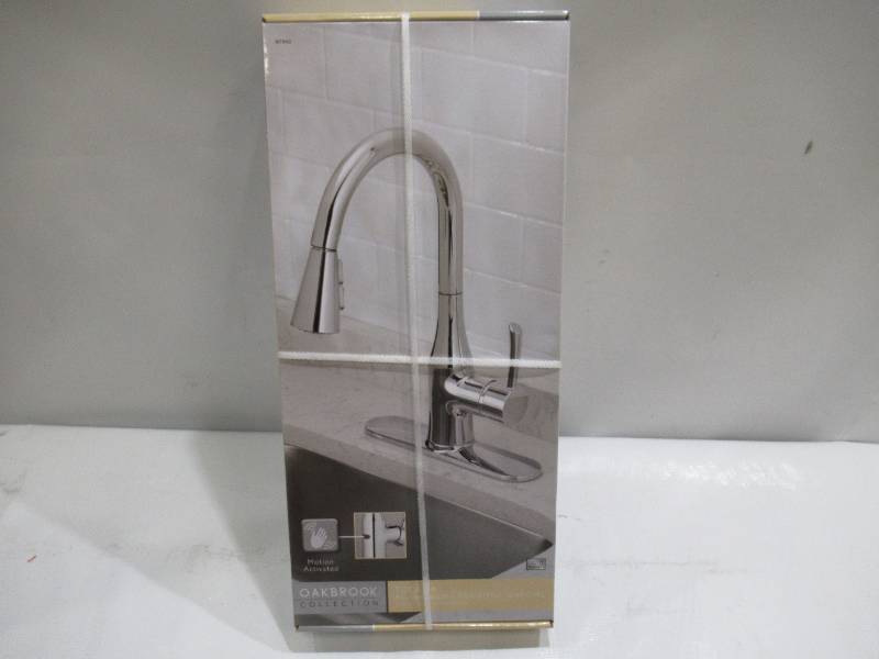 lot 939 image: Oakbrook Collection 4878450 TUCANA Kitchen Faucet Motion Activated Chrome