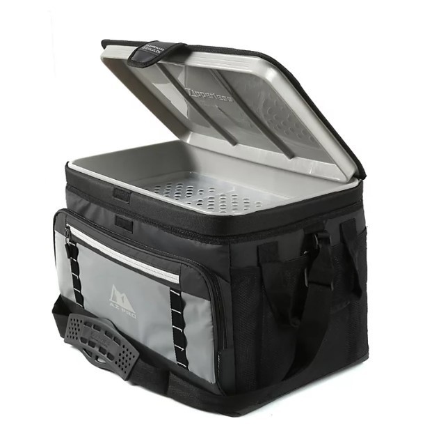 lot 528 image: NEW AZ Pro 48 Can Zipperless Cooler - BlackGray