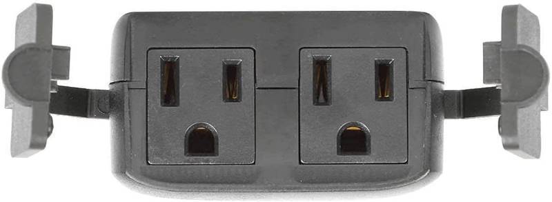 lot 573 image: Feit Wi-Fi Dual Outlet Outdoor Smart Plug 2-pack