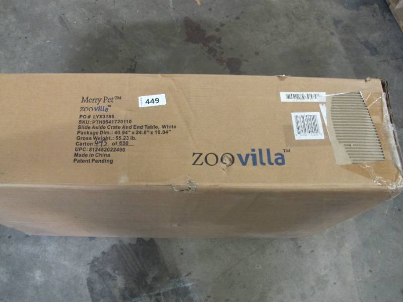 Zoovilla slide aside outlet crate and end table