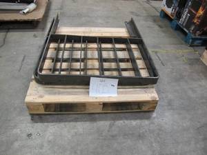 lot 405 image: 2 Metal Forklift Load Backrests - Side Screwing and Front Screwing