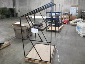 lot 413 image: Welded Metal Frame Built Fit Onto Pallets - Perfect for Projects