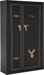 lot 445 image: NEW American Furniture Classics 916 16 Gun Metal Cabinet, Black