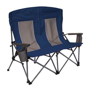 lot 448 image: NEW Members Mark Oversized Double Hard Armchair - Blue