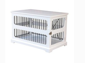 lot 449 image: NEW Zoovilla Medium Slide Aside Crate And End Table - WHITE