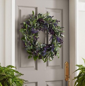 lot 465 image: NEW Members Mark 26 Spring Wreath (Lavender)