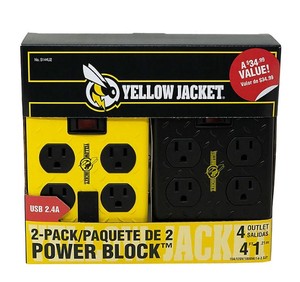 lot 694 image: NEW Yellow Jacket Power Block (2 pk.) - Black and Yellow