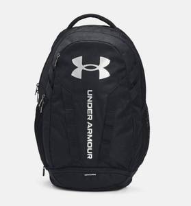 lot 704 image: NEW UA Hustle 5.0 Backpack - Black  Silver