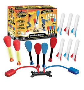 lot 710 image: NEW The Original Stomp Rocket Dueling Bonus Pack, 12 Rockets