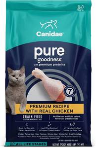 lot 721 image: NEW Canidae PURE Limited Ingredients Premium Dry Cat Food, Chicken Recipe, 5 Pounds, Grain Free