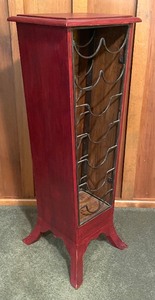 lot 19 image: Rustic Red Wine Rack