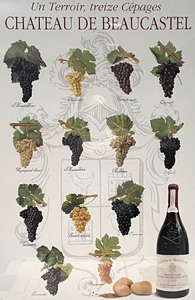 lot 71 image: Large Framed Print of French Wine
