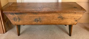 lot 12A image: Primitive Wooden Bench