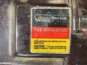lot 117 image: Power Kraft 7.25 Inch Circular Saw Model XBA 80008A