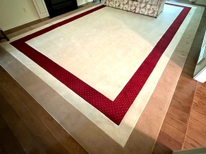 lot 63 image: Extra Large Custom Made Wool Area Rug