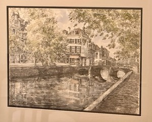 lot 30 image: Lovely Framed Vintage Print