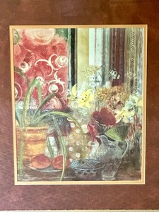 lot 22 image: Large Beautiful Framed Floral Print