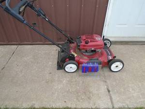Toro personal pace lawn mower. No bagger. Used condition. As shown.