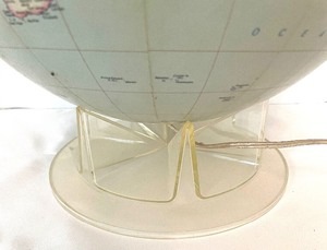 lot 134 image: Vintage Globe with Lucite Stand